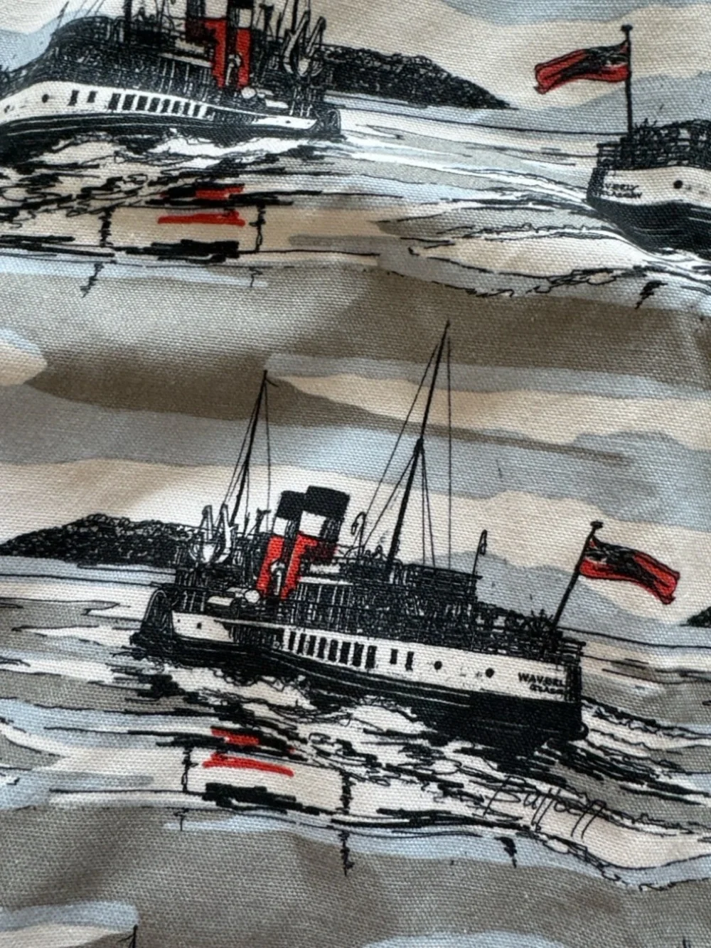 Sarah Jane Hensley The Bulloch Collection Waverly square nautical pillow cover